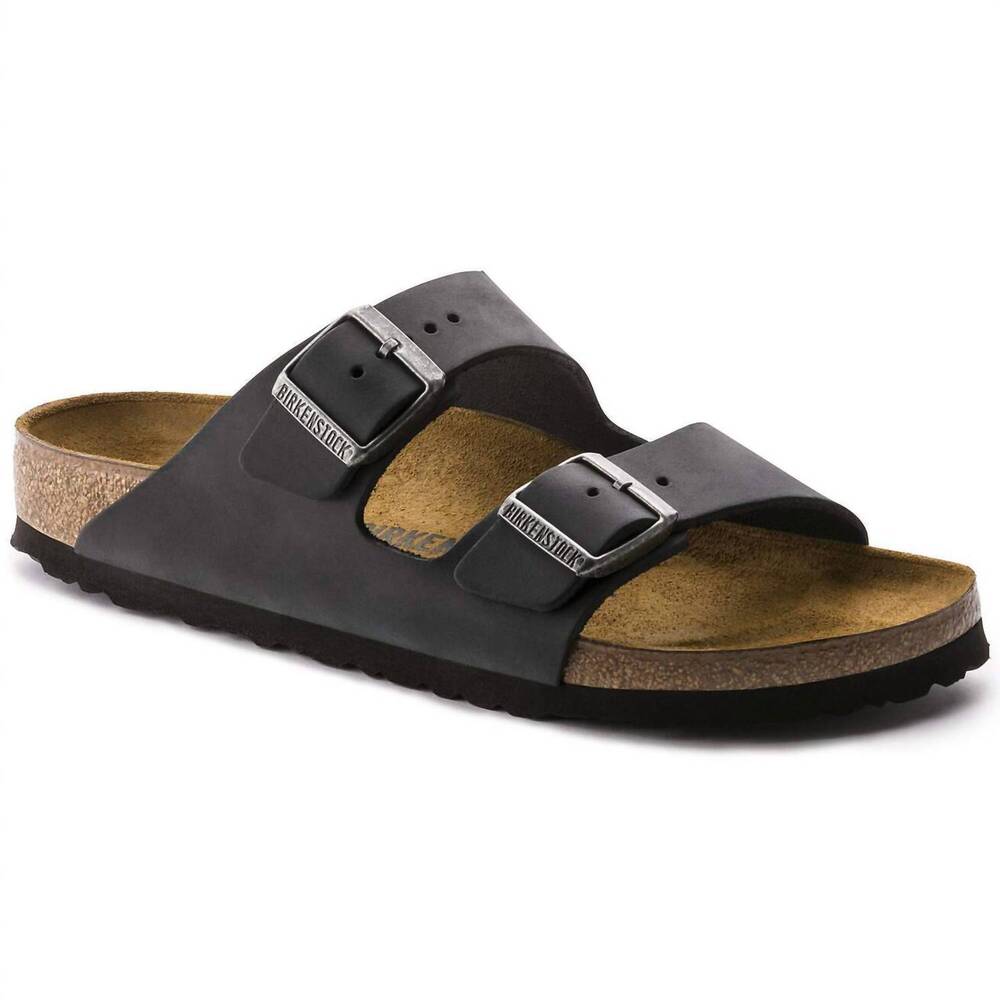 NEW BIRKENSTOCK unisex arizona sandal in black